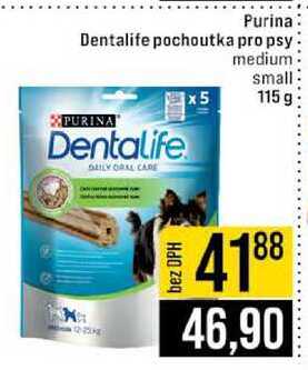 Purina Dentalife pochoutka pro psy medium small 115 g 