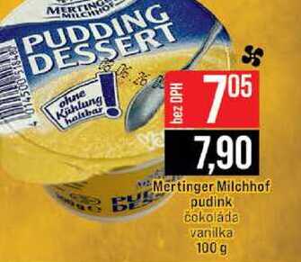 Mertinger Milchhof pudink čokoláda vanilka 100 g 
