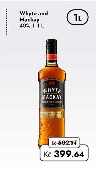 Whyte and Mackay 40% | 1L