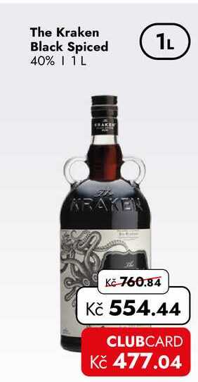 The Kraken Black Spiced 40% | 1 L