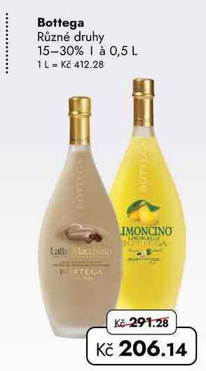 Bottega Různé druhy 15-30% I à 0,5 L