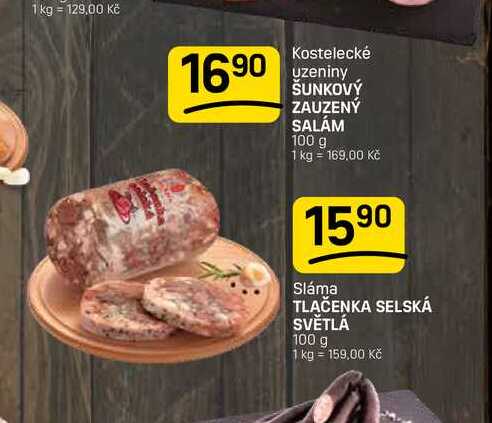 TLAČENKA SELSKÁ SVĚTLÁ 100 g