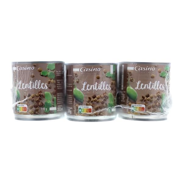 Casino Čočka ve slaném nálevu, 3x130g