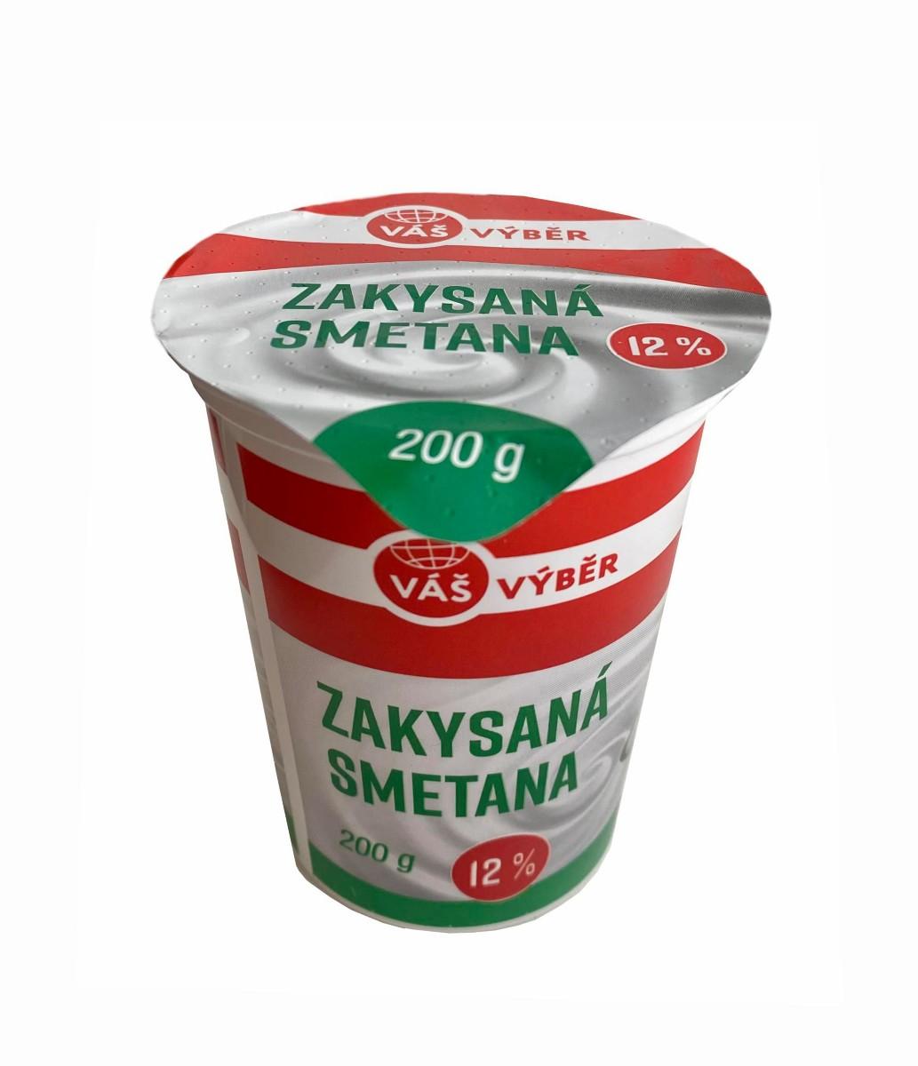 VÁŠ VÝBĚR Zakysaná smetana, 200 g v akci
