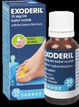 EXODERIL 10 mg/ml kožní roztok