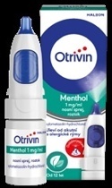 Otrivin Menthol 1 mg/ml nosní sprej, roztok