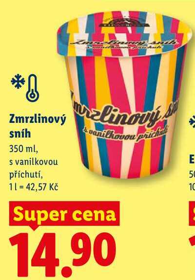 Zmrzlinový sníh, 350 ml