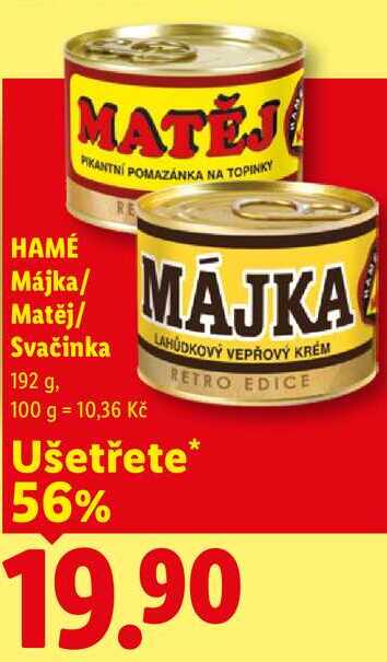 HAMÉ Májka/Matěj/Svačinka, 192 g
