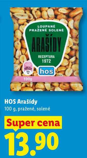HOS Arašídy, 100 g