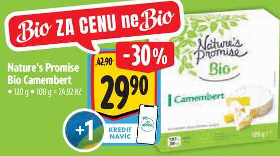 Nature's Promise Bio Camembert, 120 g