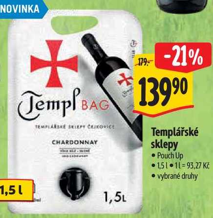 Templářské sklepy, 1,5 l