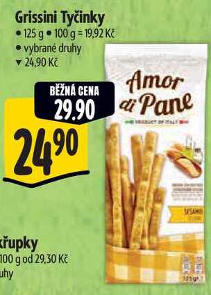 Grissini Tyčinky, 125 g