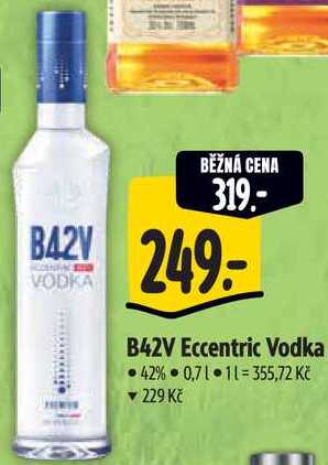 B42V Eccentric Vodka, 0,7 l