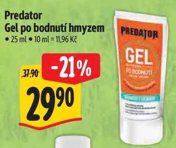 Predator Gel po bodnutí hmyzem, 25 ml