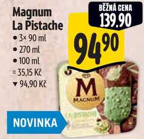 Magnum La Pistache, 3x 90 ml 
