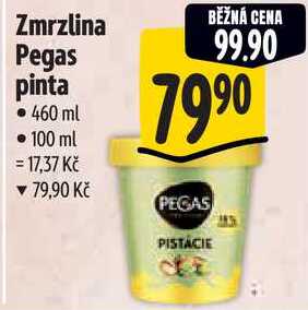 Zmrzlina Pegas pinta, 460 ml