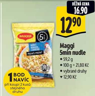Maggi 5min nudle, 59,2 g