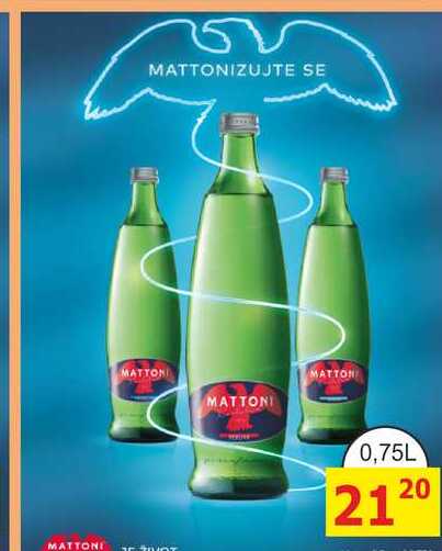 MATTONI 0,75L