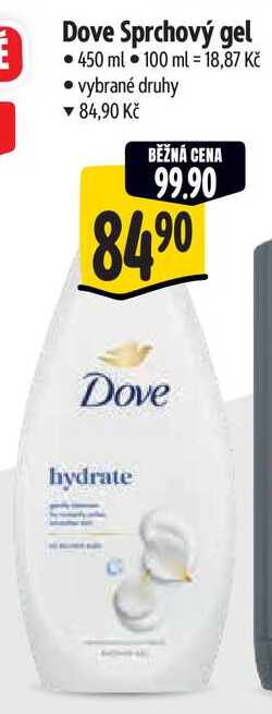 Dove Sprchový gel, 450 ml 