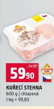 KUŘECÍ STEHNA 600 g chlazená