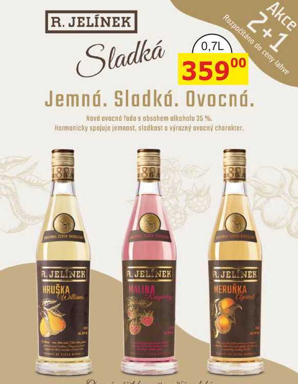 R. JELÍNEK Sladká, různé druhy 0,7l