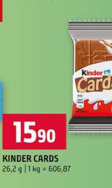 KINDER CARDS 26,2 g