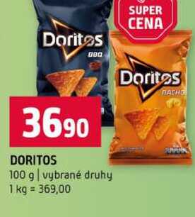 DORITOS 100 g vybrané druhy