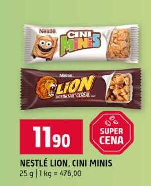 NESTLÉ LION, CINI MINIS 25 g
