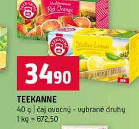 TEEKANNE 40 g čaj ovocný vybrané druhy
