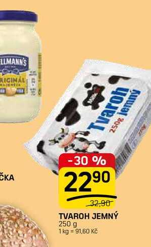 TVAROH JEMNÝ 250 g