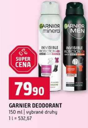 GARNIER DEODORANT 150 ml vybrané druhy