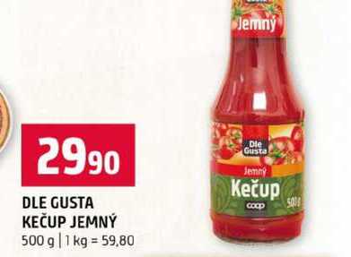 DLE GUSTA KEČUP JEMNÝ 500 g