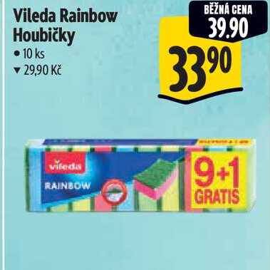 Vileda Rainbow Houbičky, 10 ks  