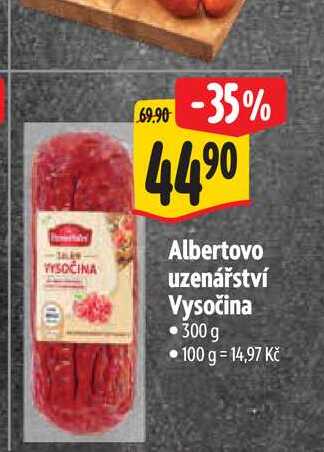 Albertovo uzenářství Vysočina 300 g