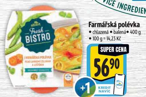 Farmářská polévka, chlazená balená 400 g