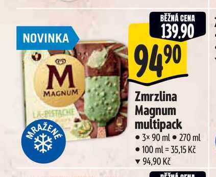 Zmrzlina Magnum multipack 3x 90 ml