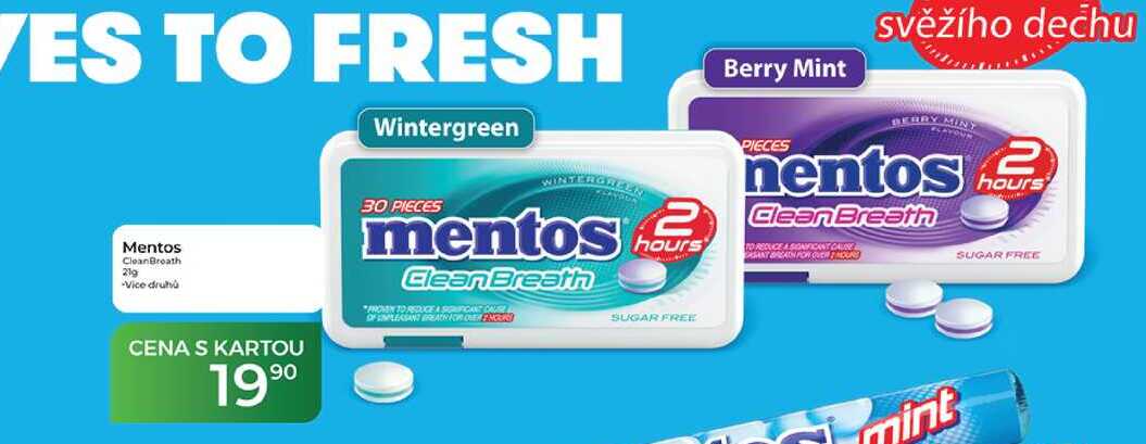 Mentos CleanBreath 21g