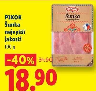 PIKOK Sunka nejvyšší jakosti, 100 g