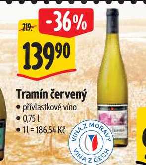  Tramín červený 0,75 l