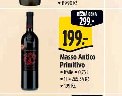 Masso Antico Primitivo 0,75 l
