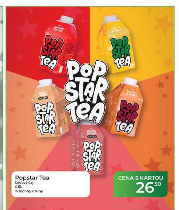 Popstar Tea Ledový čaj 0,5L