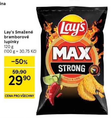 Lay's Smažené bramborové lupínky, 120 g