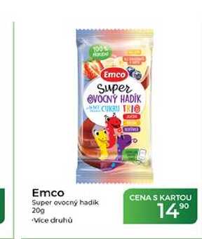 Emco Super ovocný hadík 20g