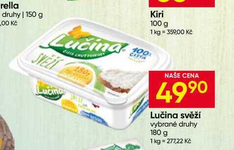 Lučina svěží vybrané druhy 180 g 