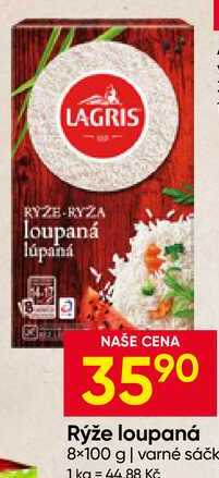 LAGRIS Rýže loupaná 8x100 g varné sáčky