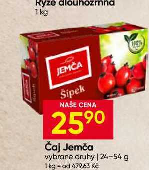 Jemča vybrané druhy 24-54 g