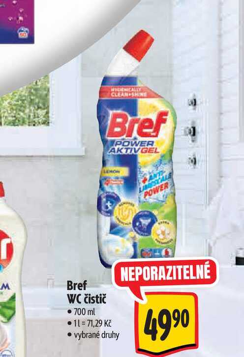 Bref WC čistič 700 ml