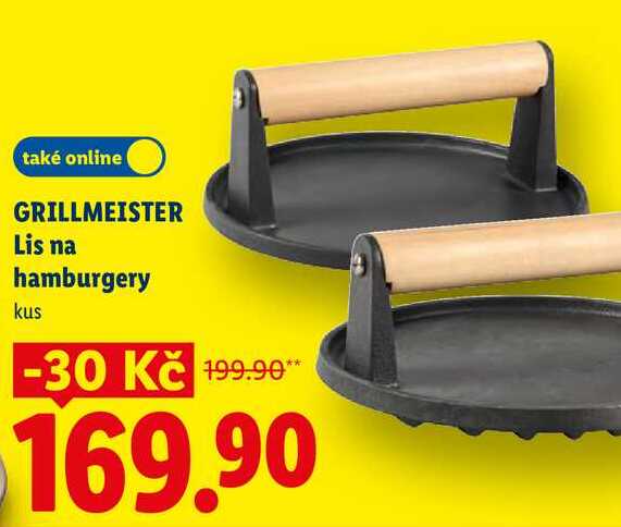 GRILLMEISTER Lis na hamburgery