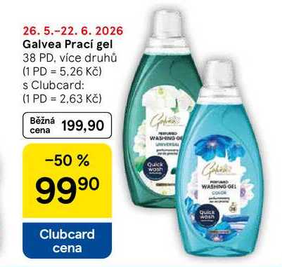 Galvea Prací gel, 38 PD, více druhů