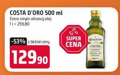 COSTA D'ORO 500 ml Extra virgin olivový ole